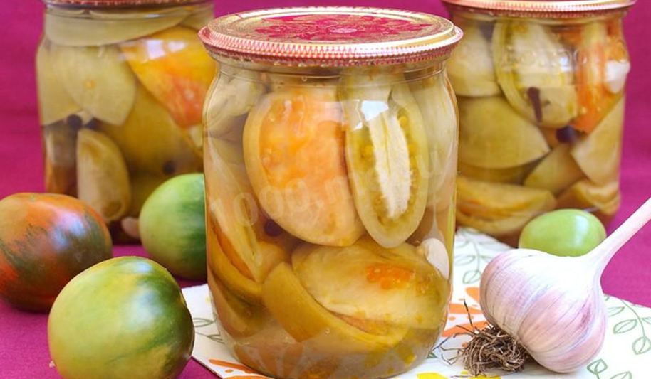 Рецепт зеленых помидоров пальчики оближешь на зиму дольками