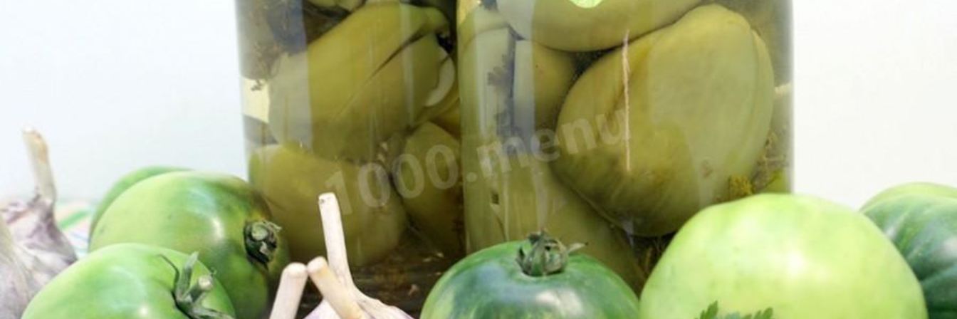 Зеленые помидоры пальчики оближешь с петрушкой на зиму