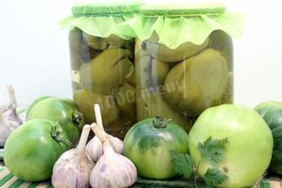 Зеленые помидоры пальчики оближешь с петрушкой на зиму