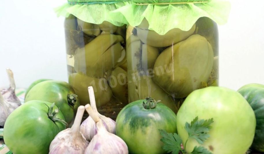 Рецепт зеленых помидоров пальчики оближешь с петрушкой на зиму