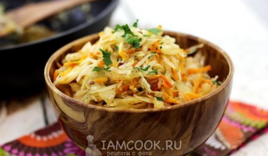Рецепт жареной квашеной капусты