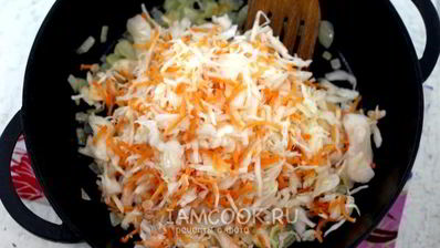 жареная квашеная капуста