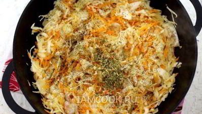 жареная квашеная капуста