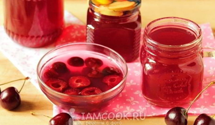 Рецепт желе из черешни на зиму