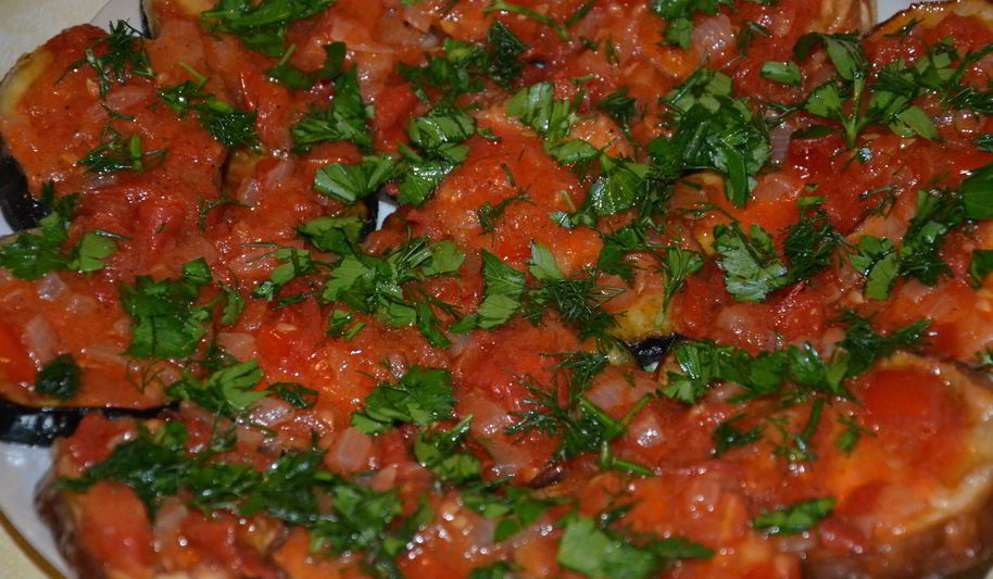 Рецепт баклажана по-гречески