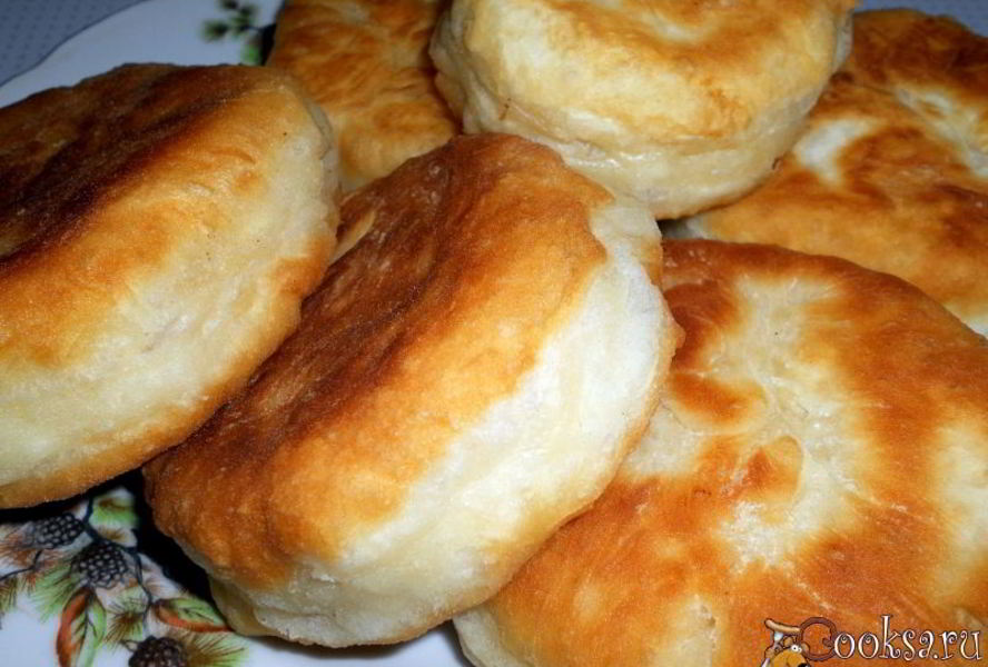 Беляши из жидкого теста