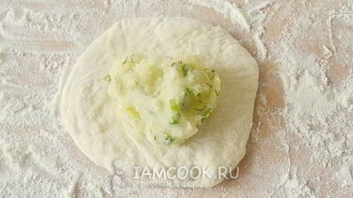 постные беляши с картошкой