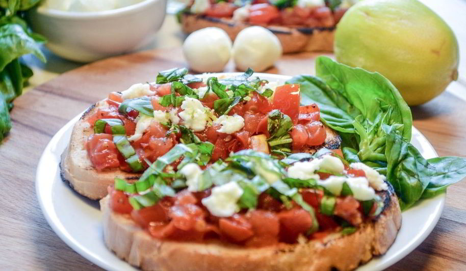 Рецепт брускетты капрезе