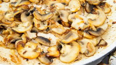 брускетта с грибами