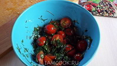 брускетта с кабачками-гриль