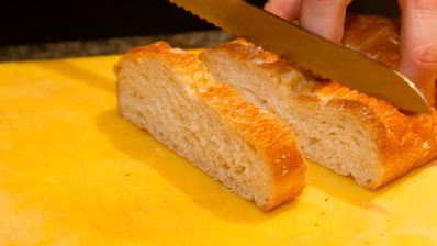 брускетта с лососем и сливочным сыром