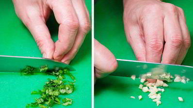 брускетта с лососем и томатами