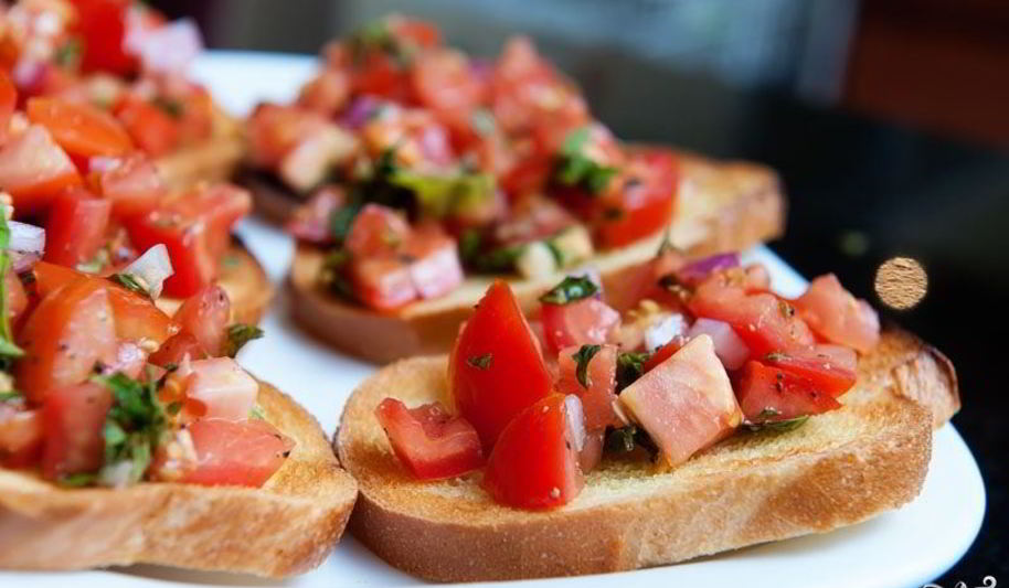 Рецепт брускетты с томатами