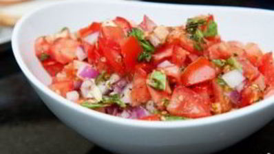 брускетта с томатами