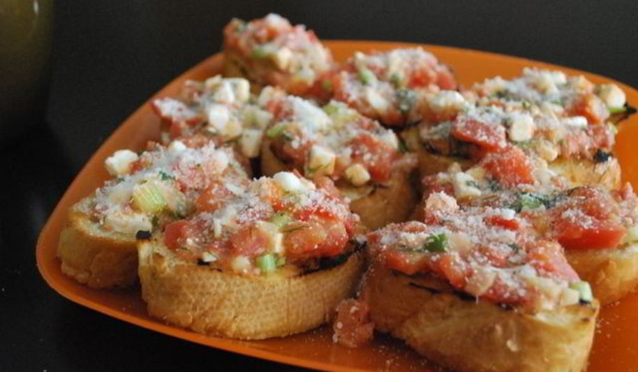 Рецепт брускетт итальяно