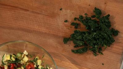 филе морского языка с брускеттой