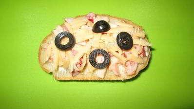 горячий бутерброд брускетта