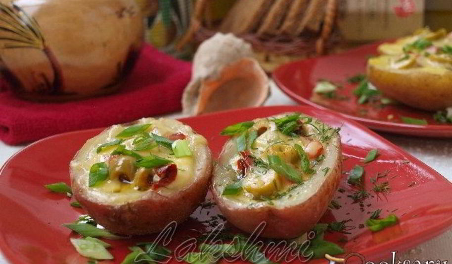 Рецепт картофельной брускетты по-средиземноморски