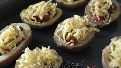 картофельная брускетта по-средиземноморски