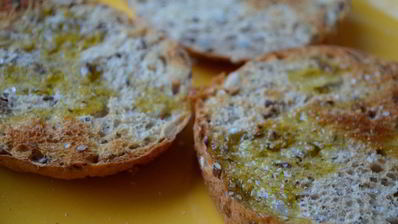 творожная брускетта