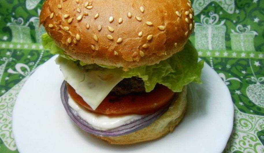 Рецепт большого чизгамбургера