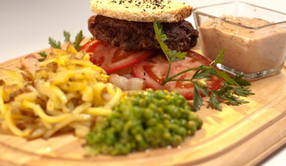 Рецепт бургера из говядины с картофелем пай