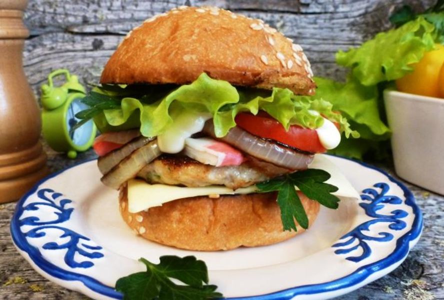 Бургер Крабовый Луи