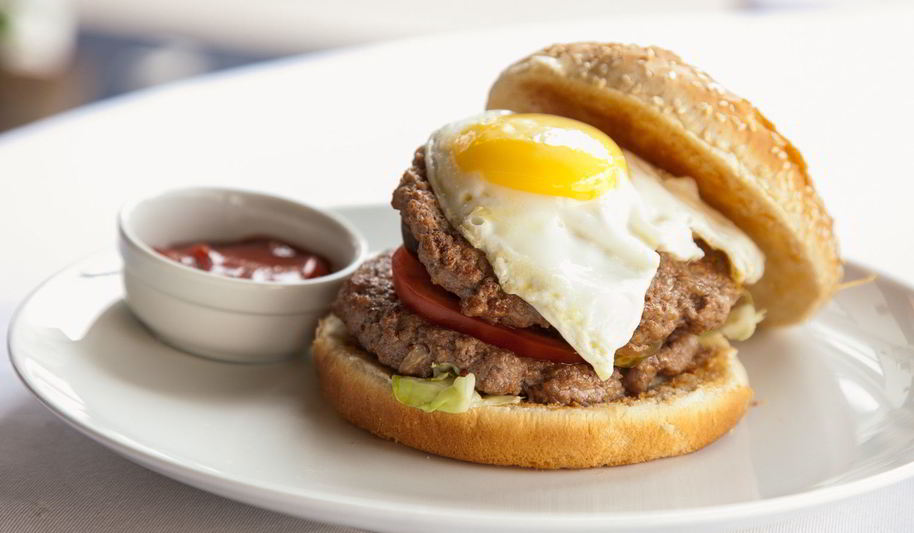 Рецепт бургера с двумя котлетами