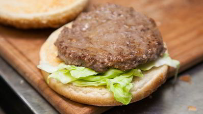 бургер с двумя котлетами