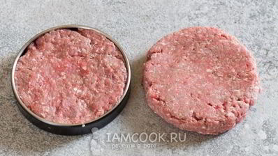 бургер с картошкой