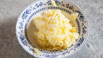 бургер с картошкой