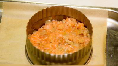 бургер с семгой