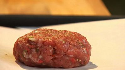 бургер с тунцом и васаби-майонезом