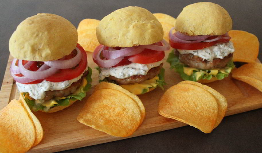 Рецепт бургера со свиным бифштексом