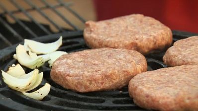 бургеры со свининои и говядинои