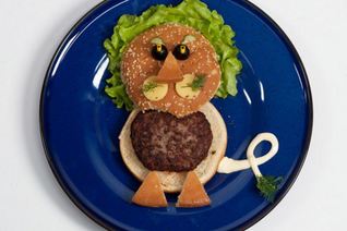 Детский гамбургер Львенок