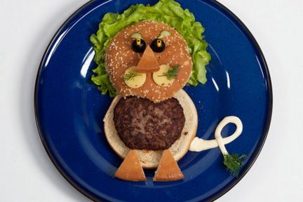 Детский гамбургер Львенок