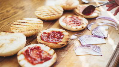 домашние бургеры с котлетой