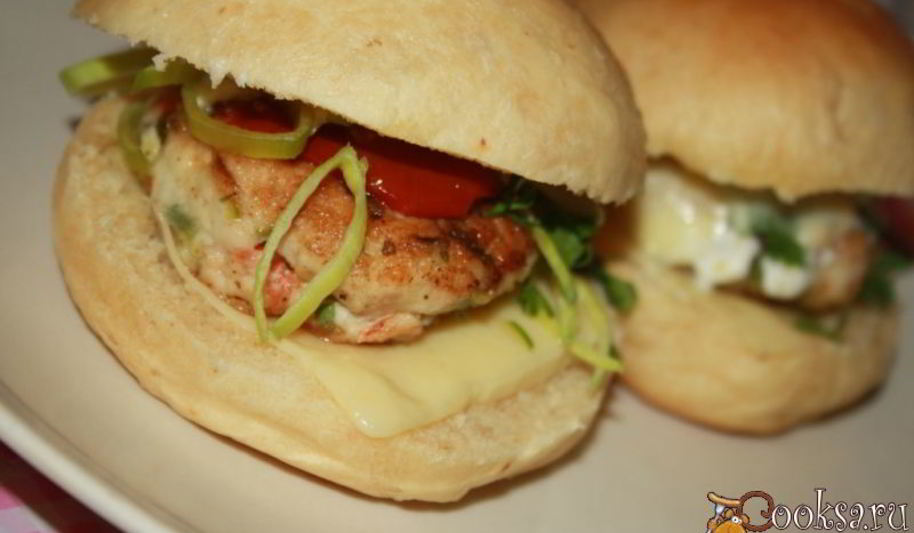 Рецепт домашних чикенбургеров