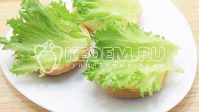 домашние гамбургеры с куриной котлетой