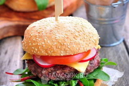 Домашний бургер за 15 минут