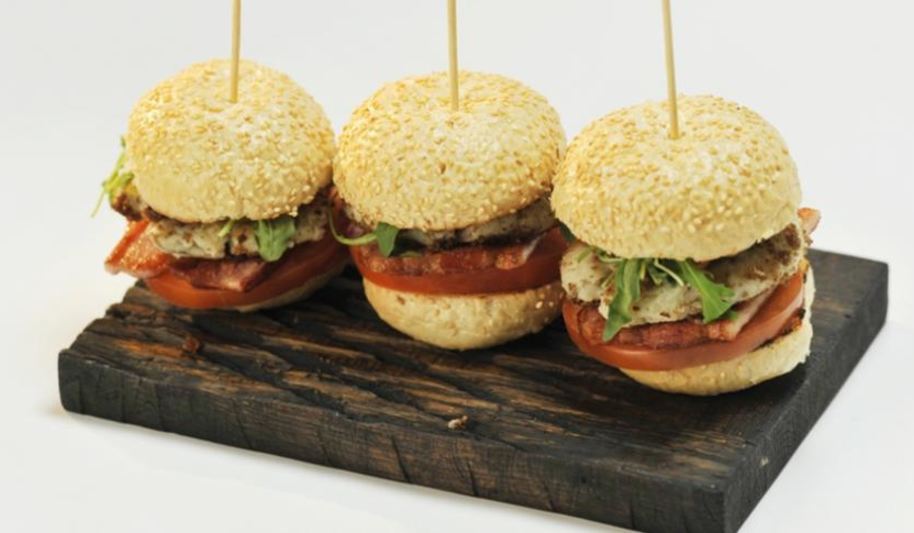 Рецепт гамбургера с картофельной котлетой