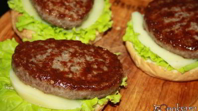 гамбургер запеченный в духовке