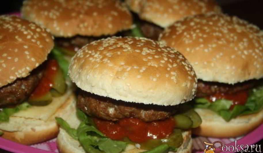 Рецепт гамбургеров на мангале