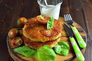 Картофельные бургеры с мясной начинкой