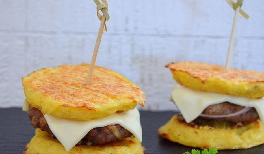 Рецепт картофельных бургеров с мясом