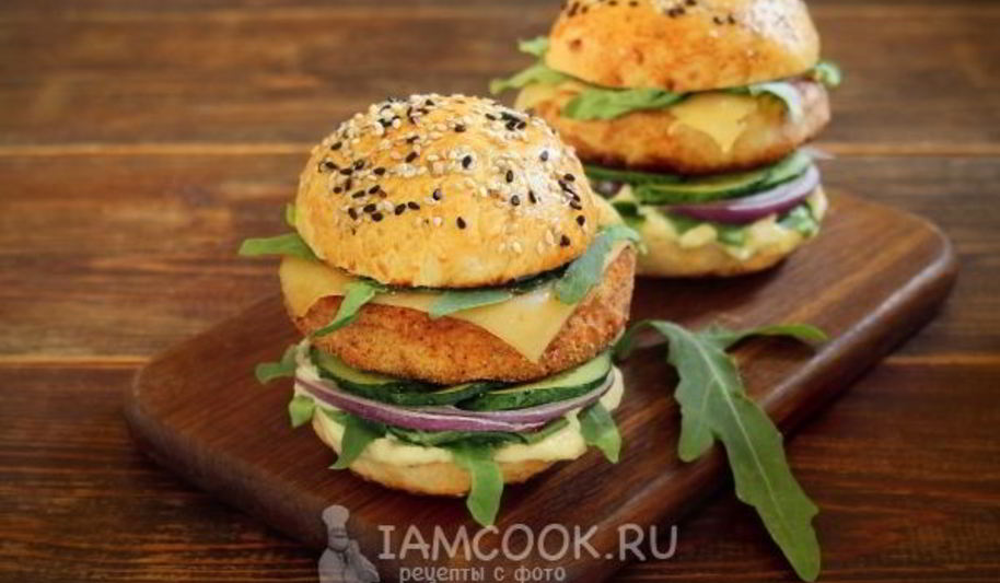 Рецепт котлеты для фишбургера