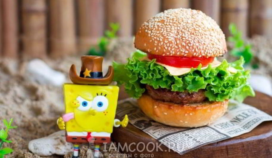 Рецепт крабсбургера
