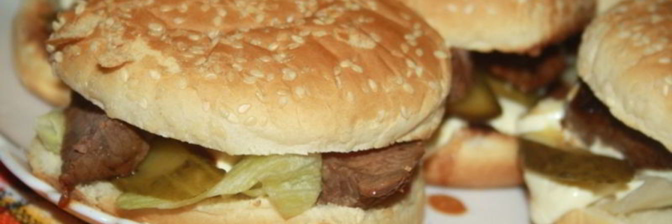 Стек-бургеры с мраморной говядиной