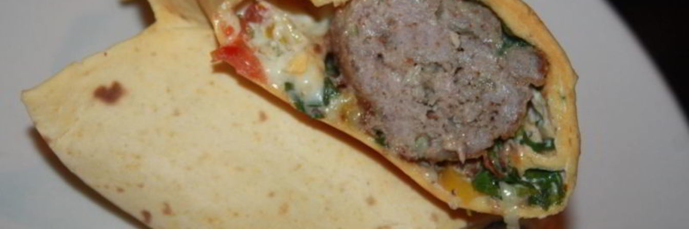 Буритос с кукурузной лепешкой тортилас